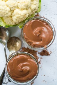 Cauliflower chocolate pudding
